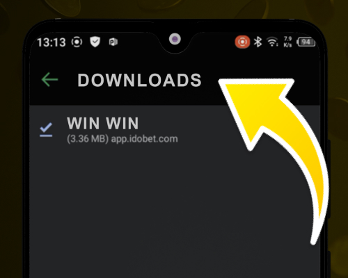 Downloads folder on Android device