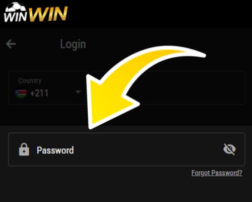 Enter password field