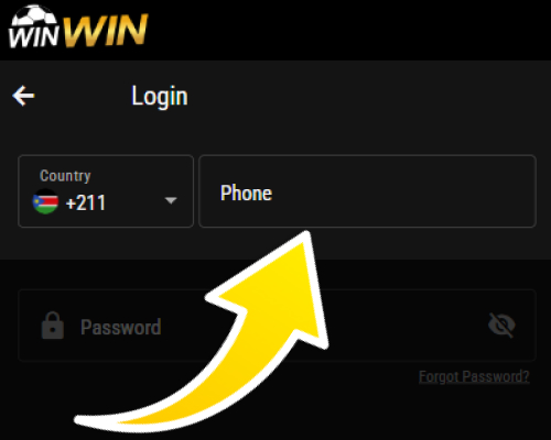 Enter phone number field