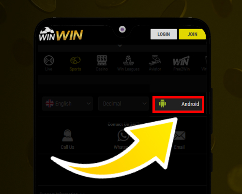Download WinWin Bet APK file