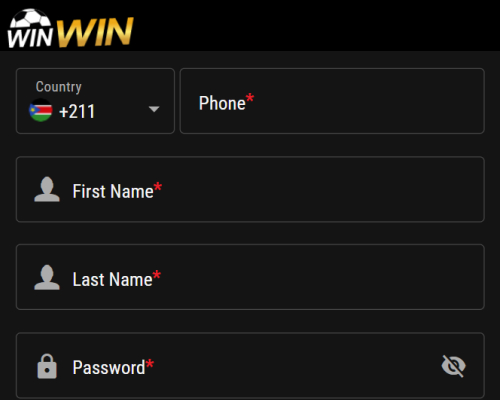 Enter registration details