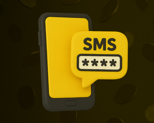Enter SMS verification code step